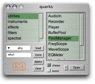 AUDIO DIGITALEKO PROZESATZEA (DSP), ixiQuarks softwarea erabiliz 