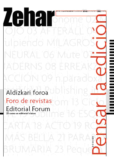 47-48 Pensar la edición. Foro de revistas